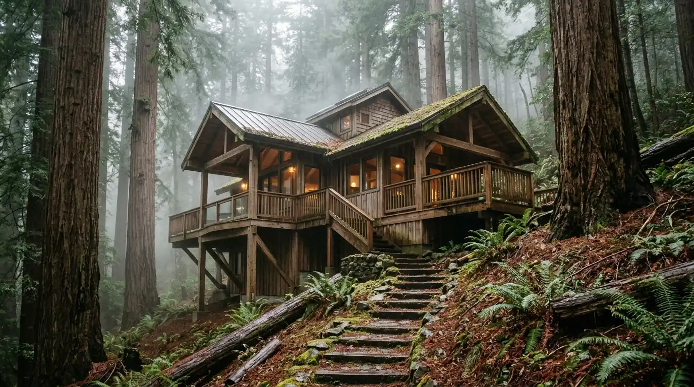 Wooded Santa Cruz County property