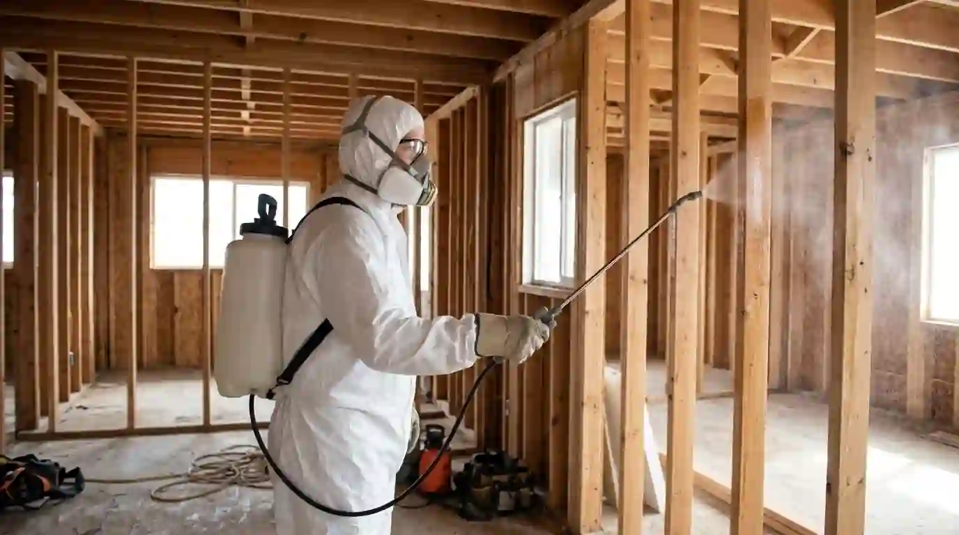 Enzyme odor treatment applied after dead animal removal in a San Jose home