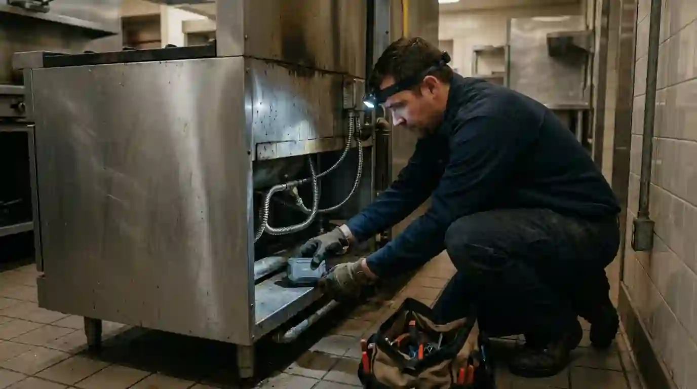 Monitoring placement in a San Jose commercial kitchen