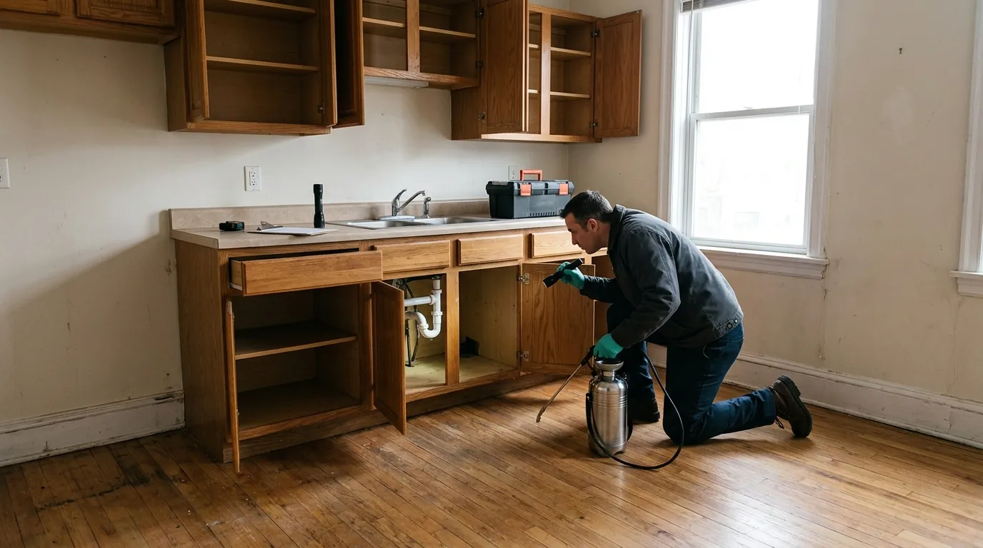 Turnover treatment in a vacant San Jose apartment unit