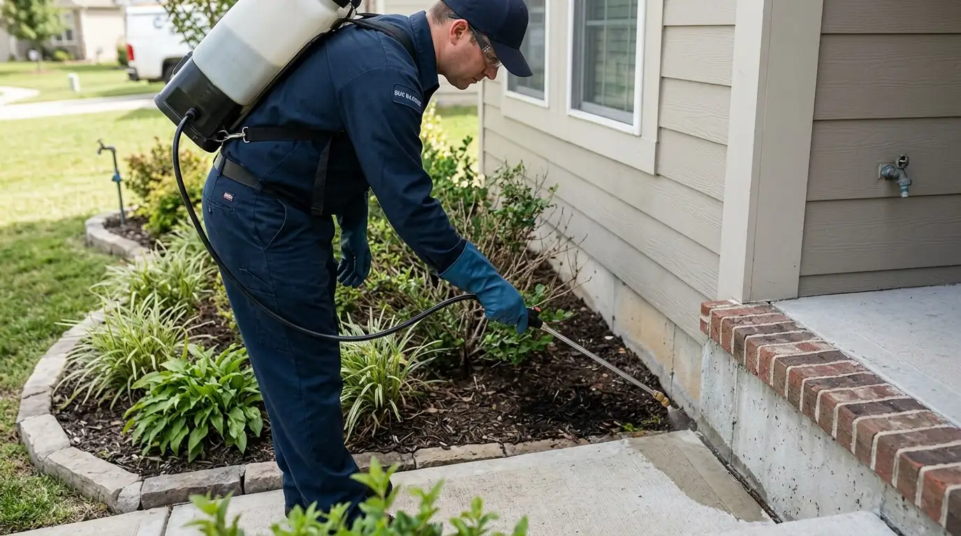 Exterior non-repellent treatment on a San Jose foundation line