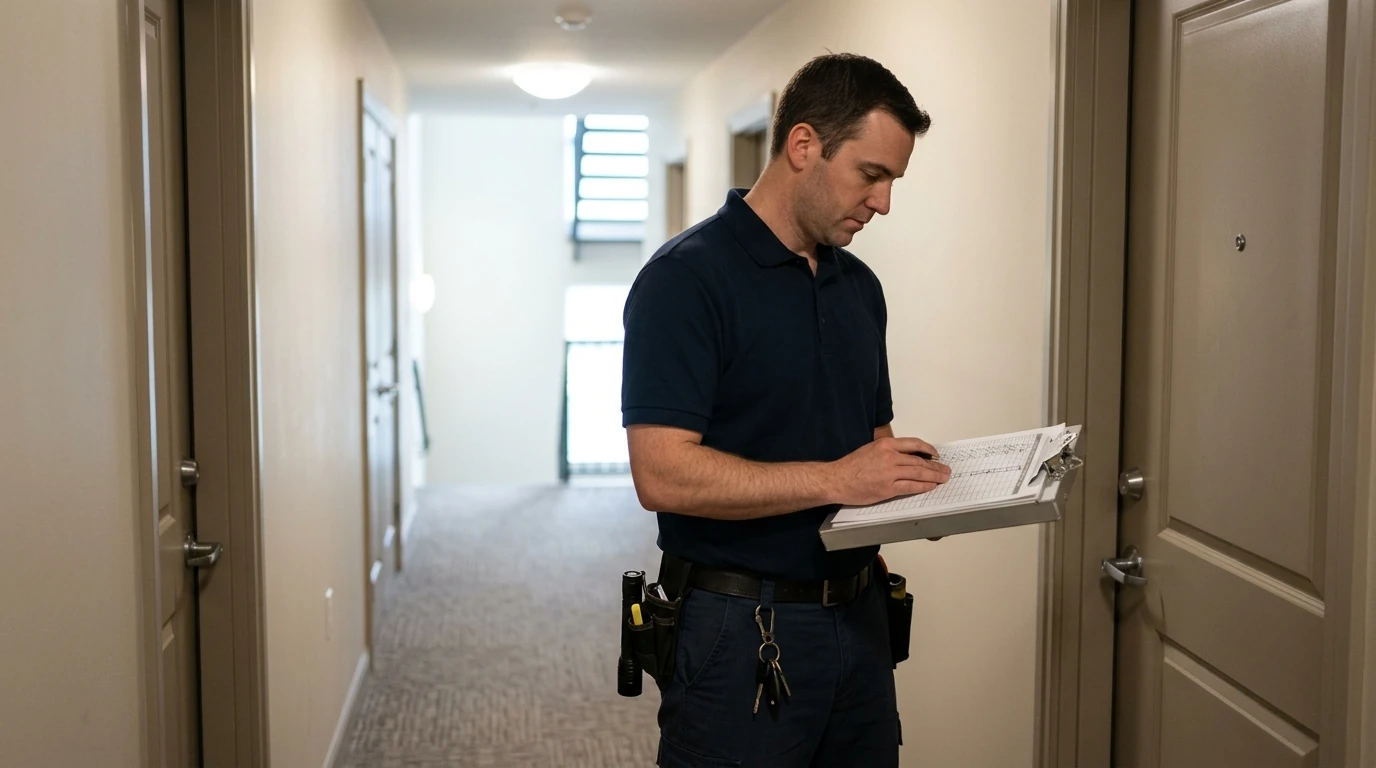 Multi-unit service scheduling at a San Jose apartment building