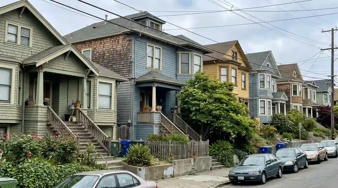 Older East Bay housing in Alameda County
